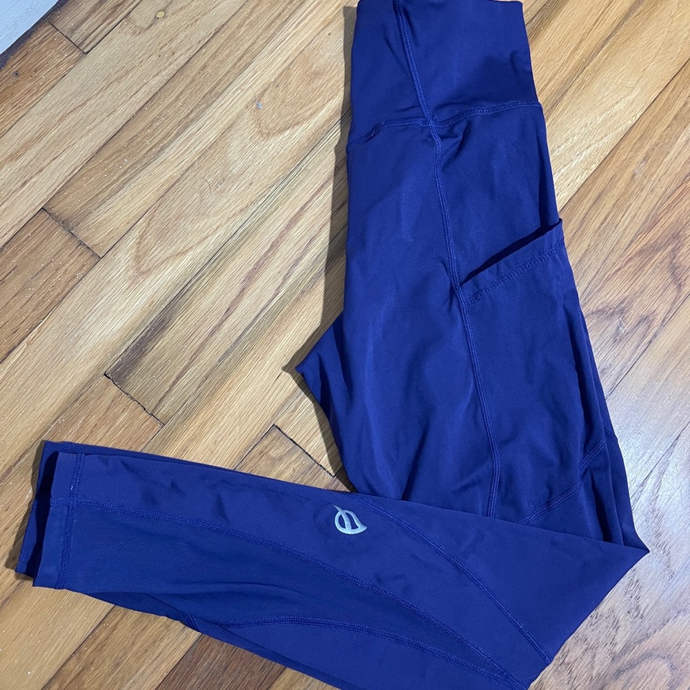 Purple ptula leggings